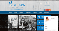 Desktop Screenshot of hoskinsonortho.com